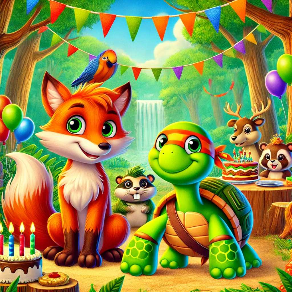 Freddy the Fox and Tommy the Turtle